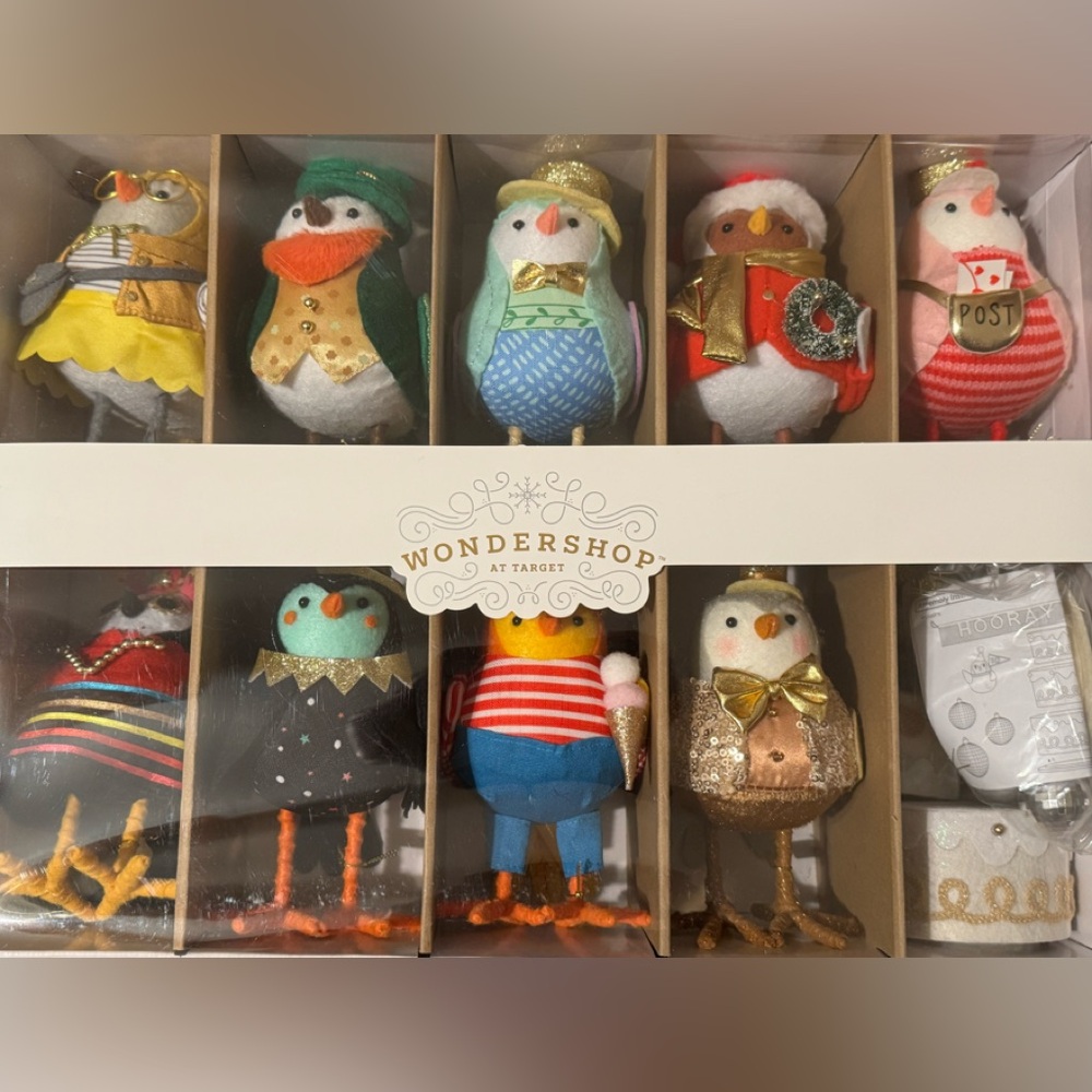 Wondershop Colorful Bird Ornament Collection